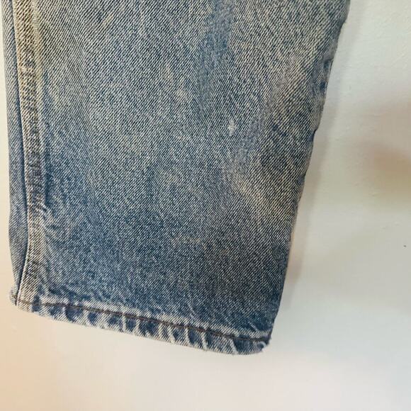 VINTAGE WRANGLER FR Denim Riggs Workwear Flame Resistant Carpenter Jeans 38x32 - Picture 7 of 16